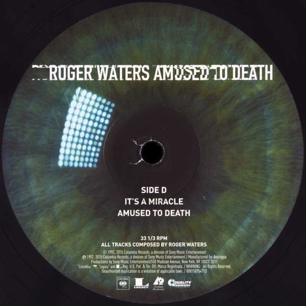 Roger Waters - Amused To Death (Vinyl)