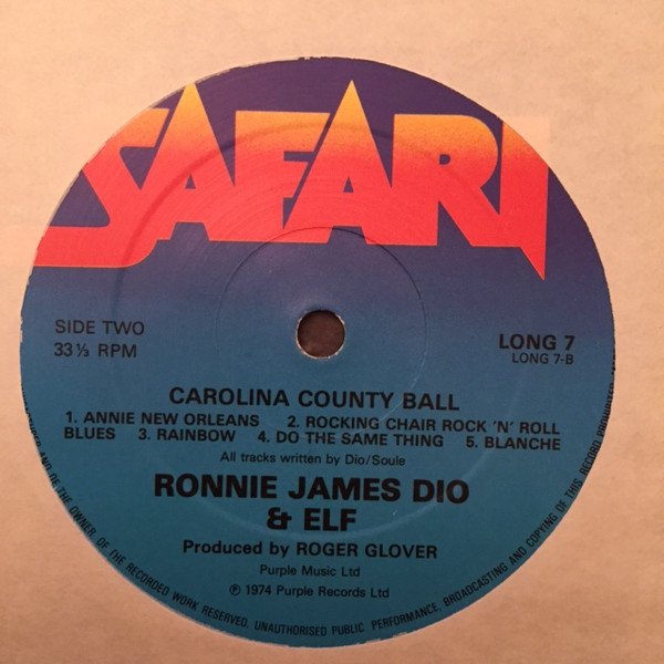 Elf (Ronnie James Dio) - Carolina County Ball