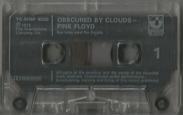 Pink Floyd - Obscured By Clouds (Kassette)