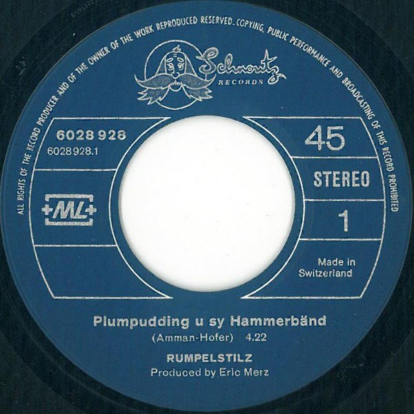 Rumpelstilz ‎– Dschungel Bummel / Plum Pudding & Sy Hammer-Bänd (Vinyl Single)