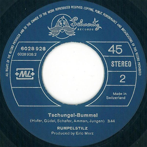 Rumpelstilz ‎– Dschungel Bummel / Plum Pudding & Sy Hammer-Bänd (Vinyl Single)