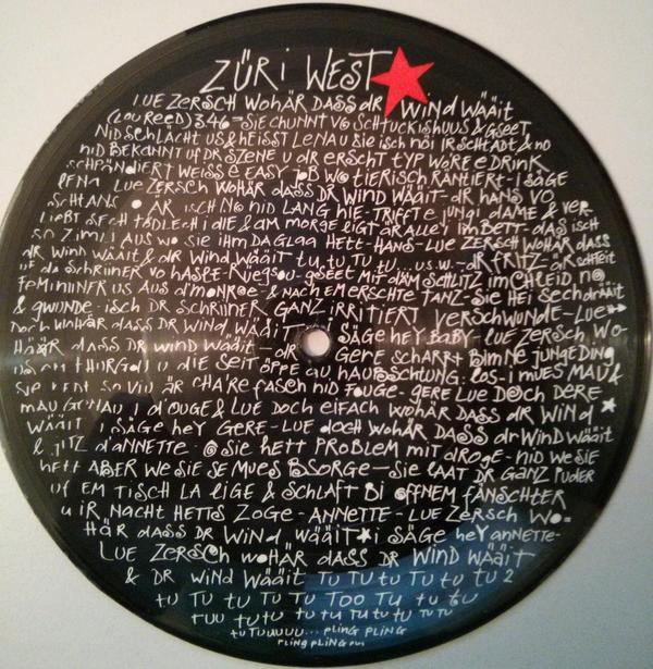 Züri West - Lue Zersch Wohär Dass Dr Wind Wääit (Vinyl, Picture Disc)