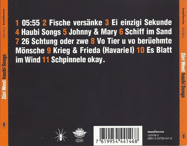 Züri West - Haubi Songs (CD)