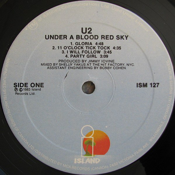 U2 - Under A Blood Red Sky (Vinyl)