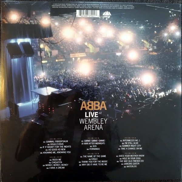 ABBA -  Live At Wembley Arena (Vinyl, DLC)