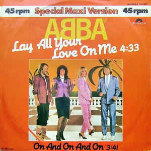 ABBA -  Lay All Your Love On Me (Vinyl Maxi Single)