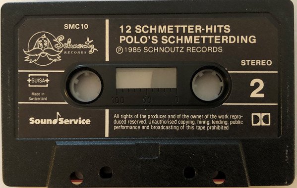 Polo Hofer / Polo's Schmetterding ‎– 12 Schmetter-Hits (Kassette)