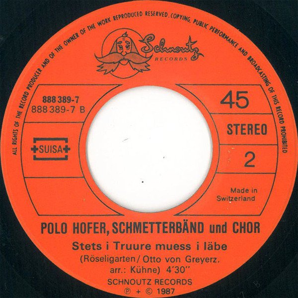 Polo Hofer Und Die Schmetter Band ‎– Stop Aids (Vinyl Single)