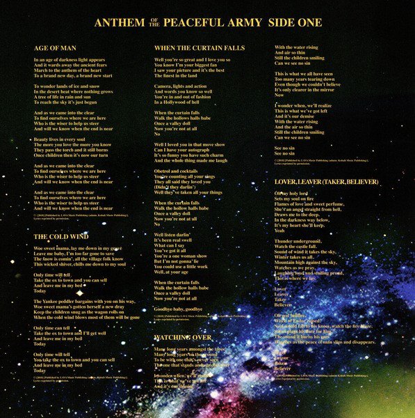 Greta Van Fleet ‎– Anthem Of The Peaceful Army (Vinyl)