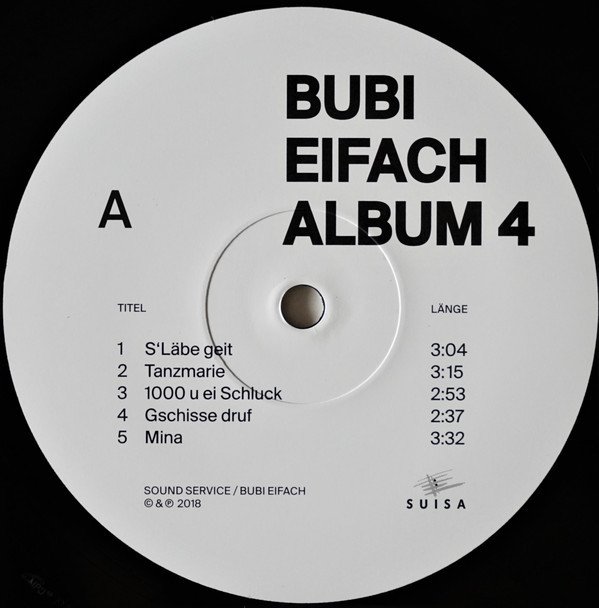 Bubi Eifach - Album 4 (Vinyl)