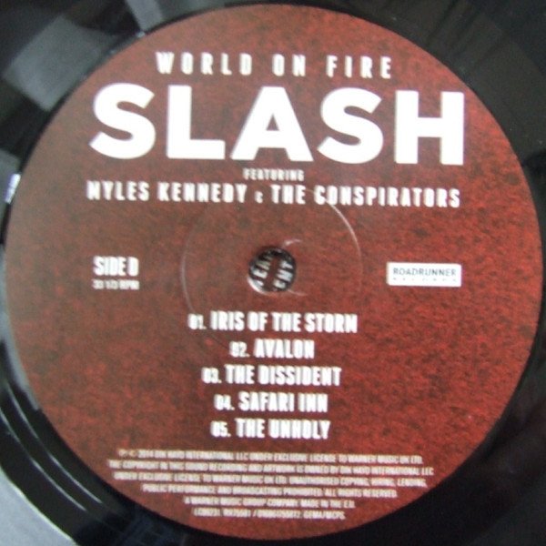 Slash Featuring Myles Kennedy And The Conspirators – World On Fire (Vinyl)