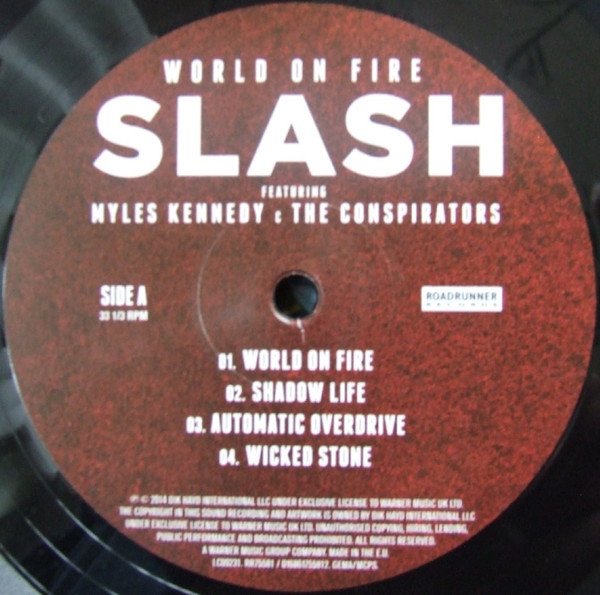 Slash Featuring Myles Kennedy And The Conspirators – World On Fire (Vinyl)