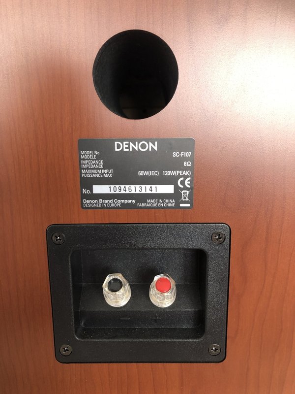 Denon - Lautsprecher SC-F107 Kirsch (2Stück)