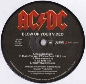 AC/DC - Blow Up Your Video (Vinyl)