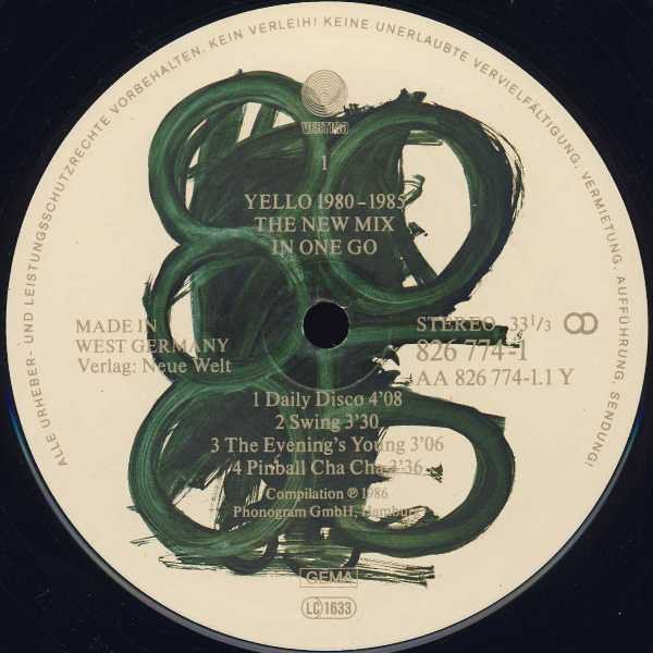 Yello - 1980 - 1985 The New Mix In One Go (Vinyl)