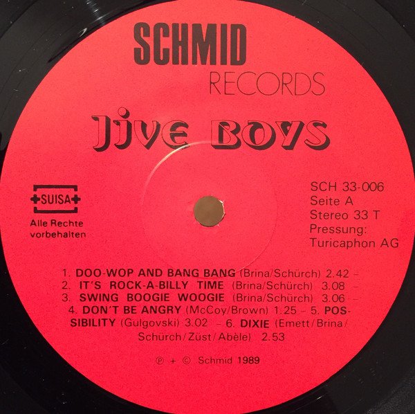 Jive Boys - Jive Boys (Vinyl)