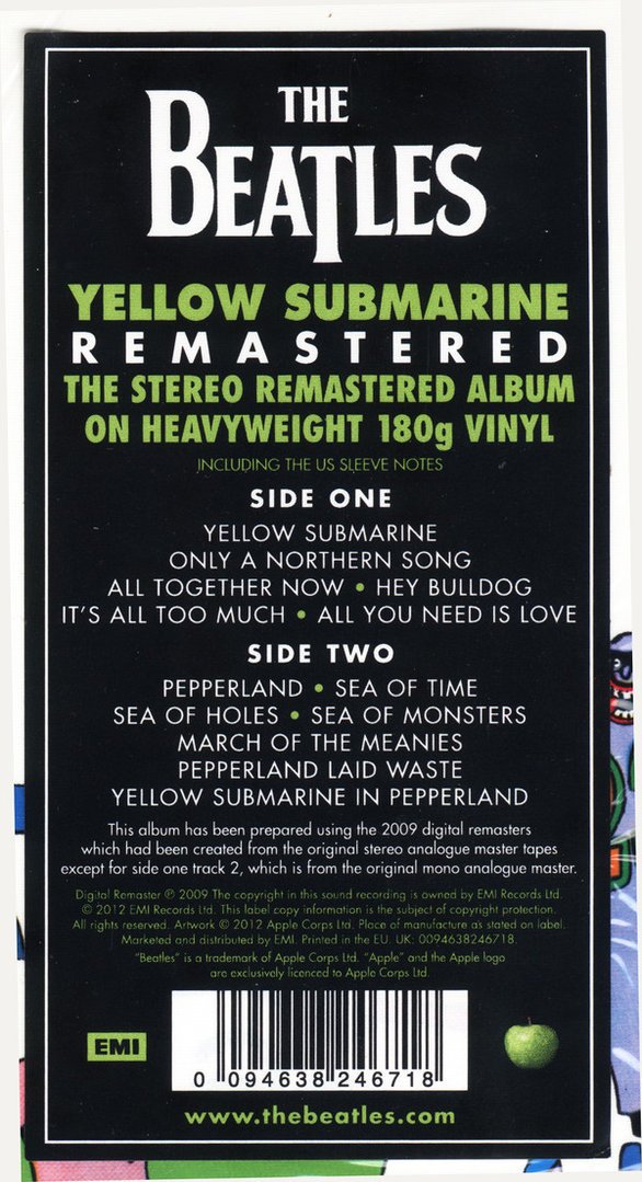 Beatles - Yellow Submarine (Vinyl)