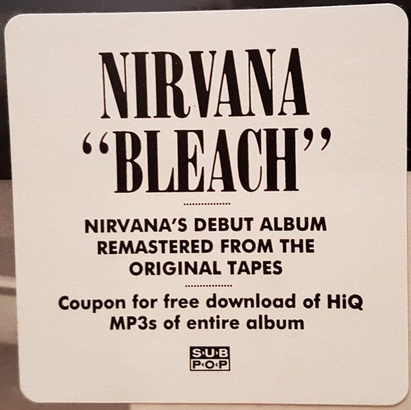 Nirvana - Bleach (Vinyl, DLC)