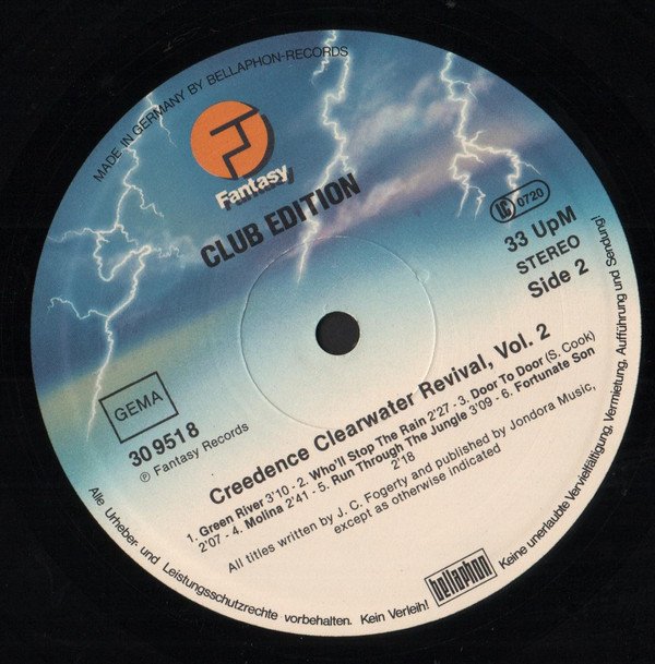 Creedence Clearwater Revival - Creedence Clearwater Revival, Vol. 2 (Vinyl)