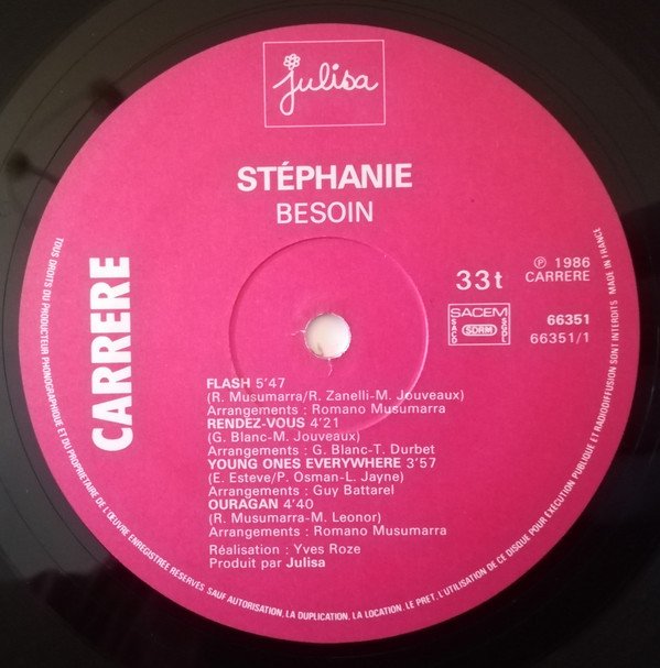Stephanie - Besoin (Vinyl)