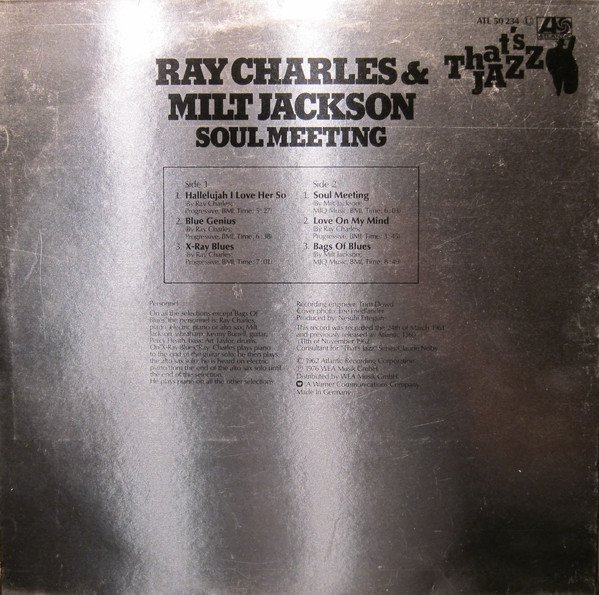 Ray Charles & Milt Jackson – Soul Meeting (Vinyl)