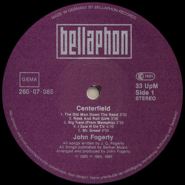 John Fogerty - Centerfield (Vinyl)