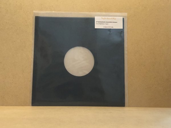 LP Cover Doppelloch Schwarz (1Stück)