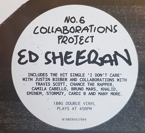 Ed Sheeran - No.6 Collaborations Project (Vinyl)