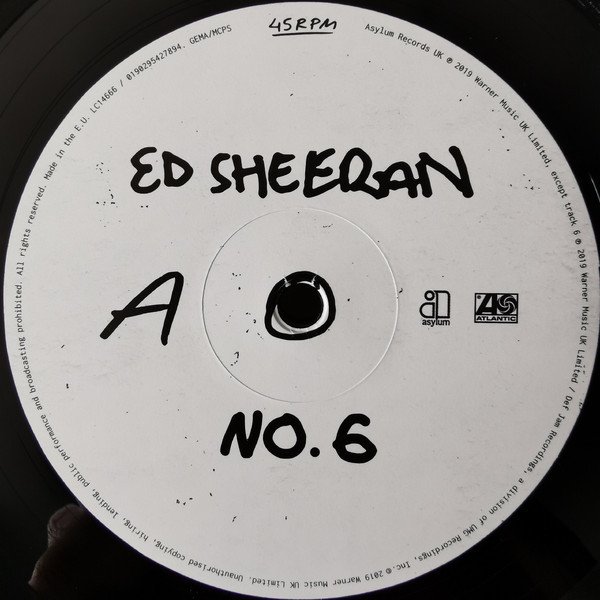 Ed Sheeran - No.6 Collaborations Project (Vinyl)