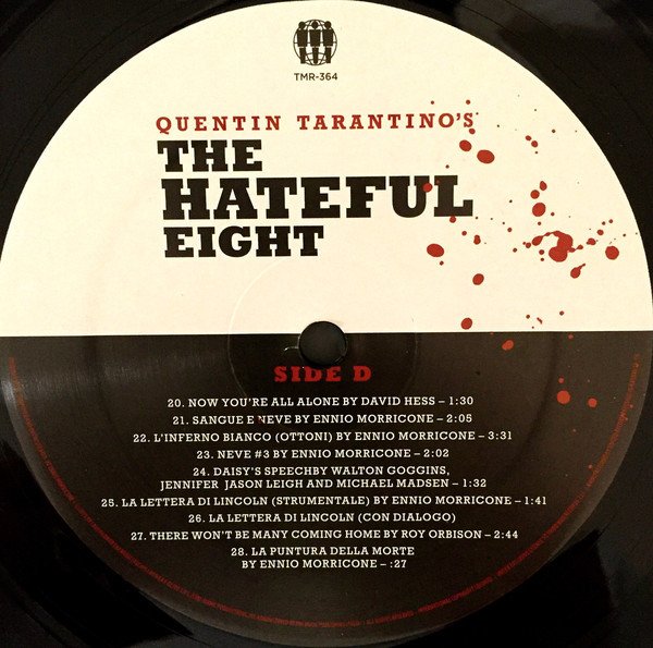 Ennio Morricone/Quentin Tarantino ‎– Quentin Tarantino's The Hateful Eight (Vinyl)