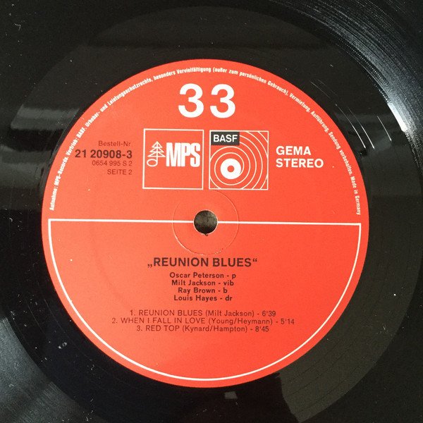 Oscar Peterson, Milt Jackson, Ray Brown, Louis Hayes – Reunion Blues (Vinyl)