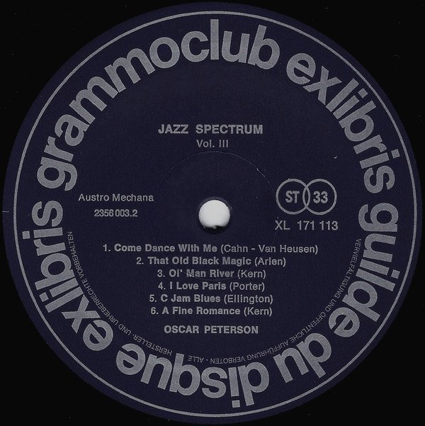 Oscar Peterson - Jazz Spectrum Vol. 3 (Vinyl)