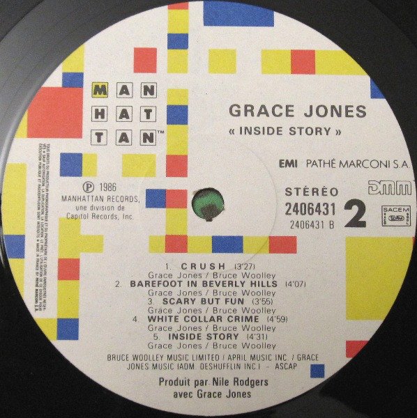 Grace Jones - Inside Story (Vinyl)