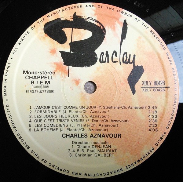Charles Aznavour – Charles Aznavour (Vinyl)