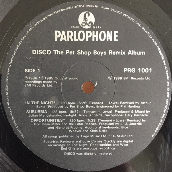 Pet Shop Boys – Disco (Vinyl)