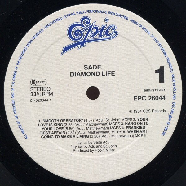 Sade - Diamond Life (Vinyl)