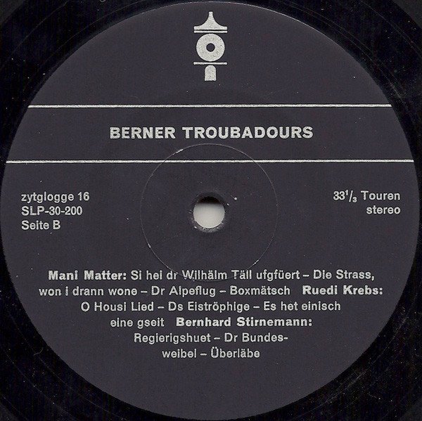 Berner Troubadours – Berner Troubadours (Vinyl)