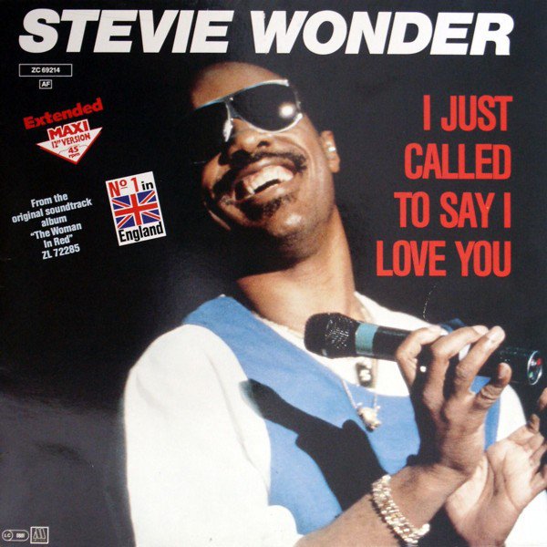 Stevie Wonder - I Just Called To Say I Love You (Vinyl Maxi Single)