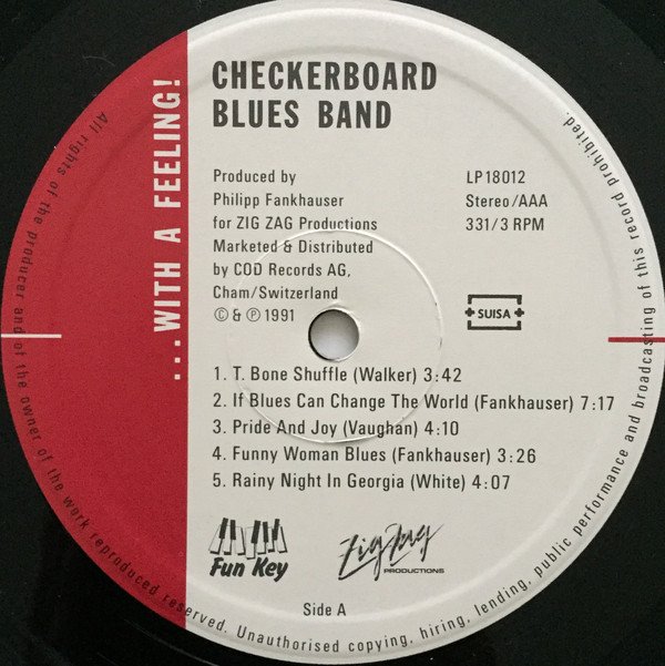 Checkerboard Blues Band - With A Feeling! (Vinyl)
