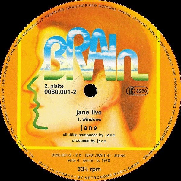 Jane - Jane Live (Vinyl)