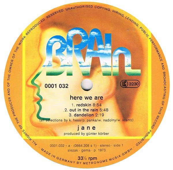Jane - Here We Are (Vinyl)