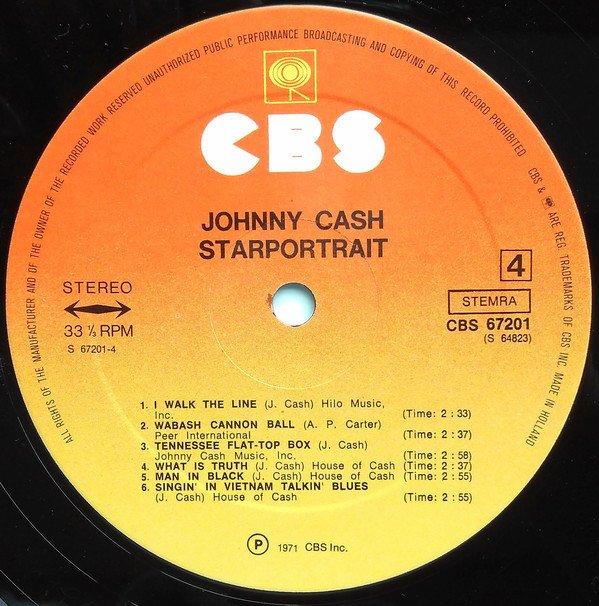 Johnny Cash ‎– Starportrait (Vinyl)