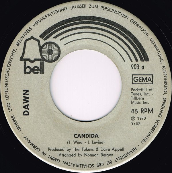 Dawn - Candida (Vinyl Single)