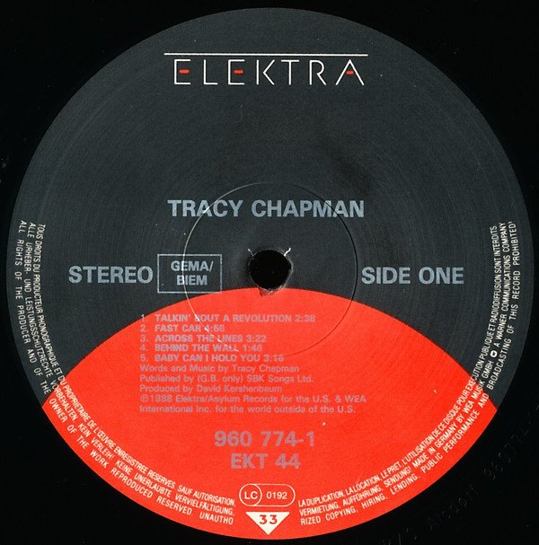 Tracy Chapman – Tracy Chapman (Vinyl)