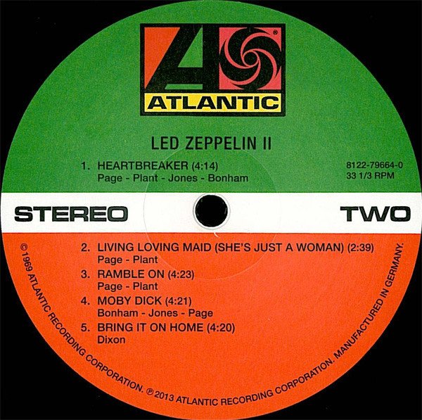 Led Zeppelin ‎– Led Zeppelin II (Vinyl)
