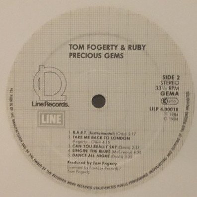 Tom Fogerty + Ruby - Precious Gems (White Vinyl)