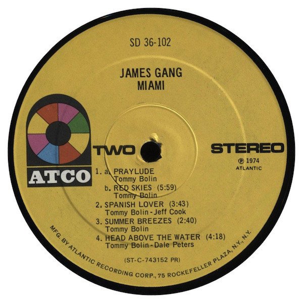 James Gang - Miami (Vinyl)