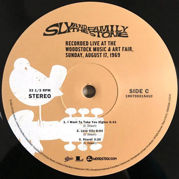 Sly & The Family Stone ‎– Woodstock Sunday August 17, 1969 (Vinyl, DLC)