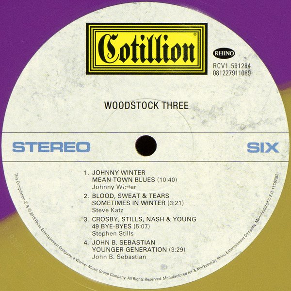 Woodstock - Woodstock Three (Purple / Gold Vinyl)