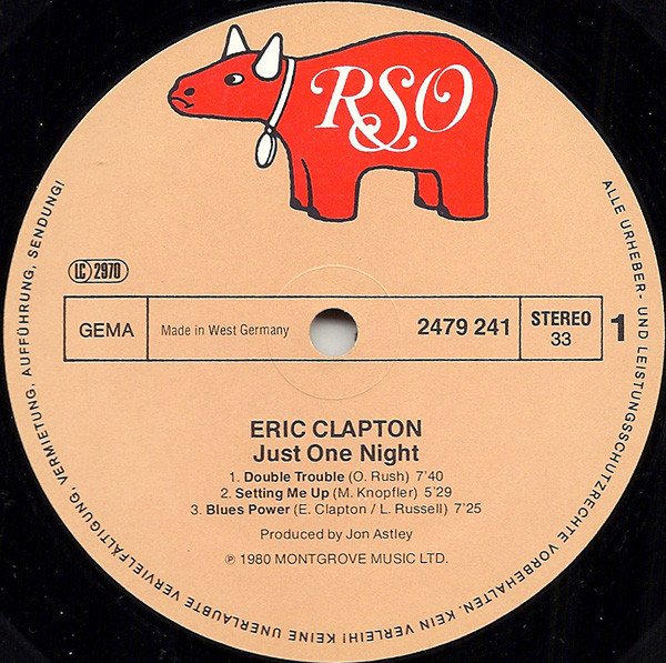 Eric Clapton - Just One Night (Vinyl)